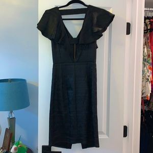 Rodebjer Black mini dress. Zip front